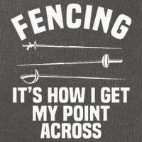 Fencing Sport Fence Foil Epee Sabre Sword Fencer Cotton Canvas Backpack