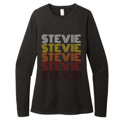 Funny Stevie First Name Vintage Stevie Womens CVC Long Sleeve Shirt