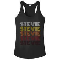 Funny Stevie First Name Vintage Stevie Ladies PosiCharge Competitor Racerback Tank