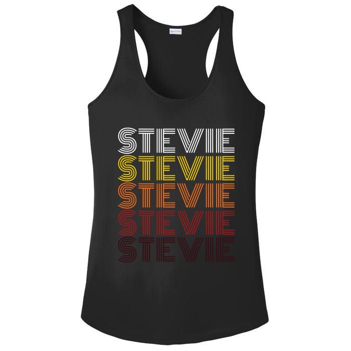 Funny Stevie First Name Vintage Stevie Ladies PosiCharge Competitor Racerback Tank