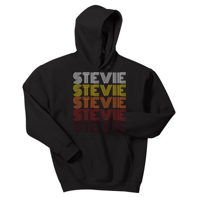 Funny Stevie First Name Vintage Stevie Kids Hoodie