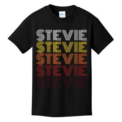 Funny Stevie First Name Vintage Stevie Kids T-Shirt