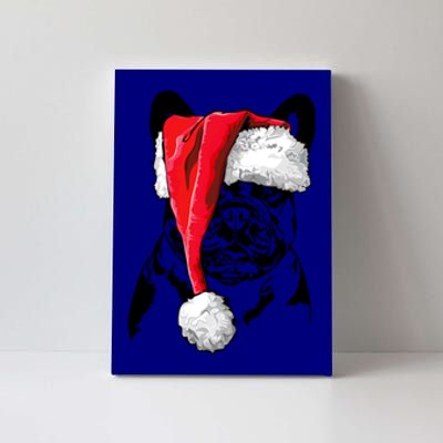 Funny Santa French Bulldog Christmas Dog Frenchie Mom Dog Great Gift Canvas