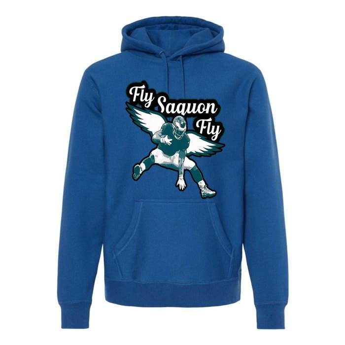 Fly Saquon F.L.Y E.A.G.L.E.S Barkley The Reverse Hurdle 2024 Premium Hoodie