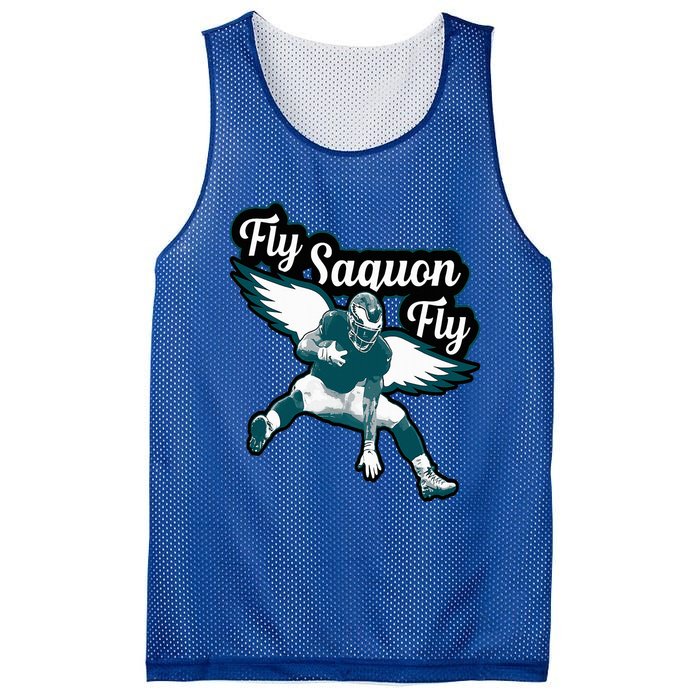 Fly Saquon F.L.Y E.A.G.L.E.S Barkley The Reverse Hurdle 2024 Mesh Reversible Basketball Jersey Tank