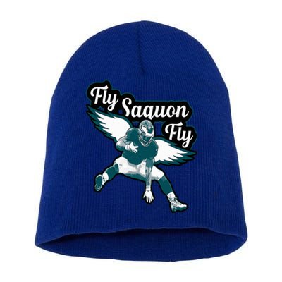 Fly Saquon F.L.Y E.A.G.L.E.S Barkley The Reverse Hurdle 2024 Short Acrylic Beanie