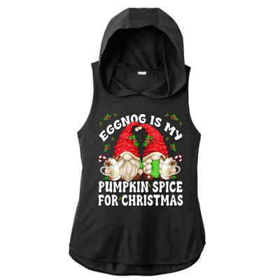 Funny Saying For Pumpkin Spice Lover Cute Christmas Gnome Gift Ladies PosiCharge Tri-Blend Wicking Draft Hoodie Tank