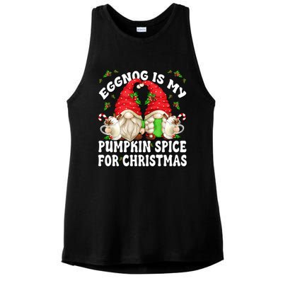 Funny Saying For Pumpkin Spice Lover Cute Christmas Gnome Gift Ladies PosiCharge Tri-Blend Wicking Tank