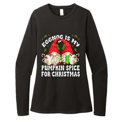 Funny Saying For Pumpkin Spice Lover Cute Christmas Gnome Gift Womens CVC Long Sleeve Shirt