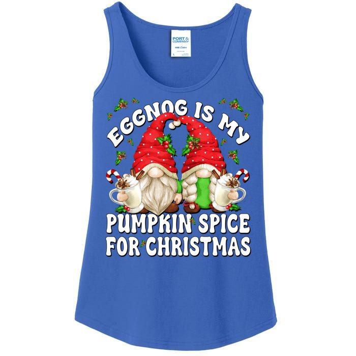 Funny Saying For Pumpkin Spice Lover Cute Christmas Gnome Gift Ladies Essential Tank