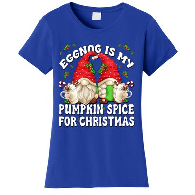 Funny Saying For Pumpkin Spice Lover Cute Christmas Gnome Gift Women's T-Shirt