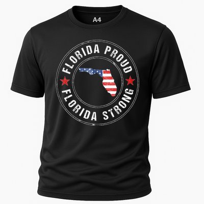 Florida Strong For Proud Residents Cooling Performance Crew T-Shirt