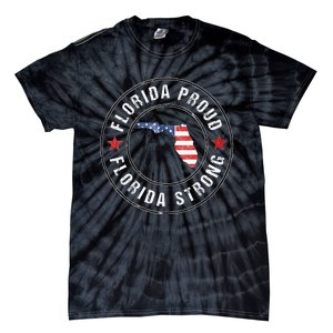 Florida Strong For Proud Residents Tie-Dye T-Shirt