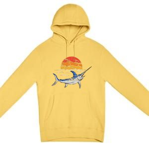 Fishing Swordfish Premium Pullover Hoodie