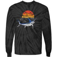 Fishing Swordfish Tie-Dye Long Sleeve Shirt