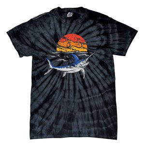 Fishing Swordfish Tie-Dye T-Shirt