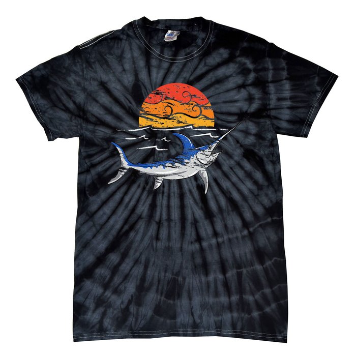 Fishing Swordfish Tie-Dye T-Shirt