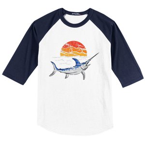 Fishing Swordfish Baseball Sleeve Shirt