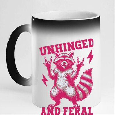 Feral Summer 11oz Black Color Changing Mug