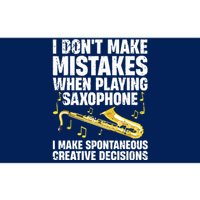 Funny Saxophone For Men Women Marching Band Player Musician Bumper Sticker