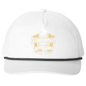 Funny Sarcastic, Funny Not Procrastinating, Nerdy Snapback Five-Panel Rope Hat