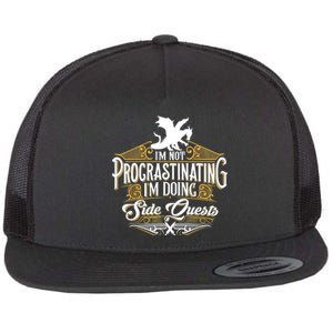 Funny Sarcastic, Funny Not Procrastinating, Nerdy Flat Bill Trucker Hat