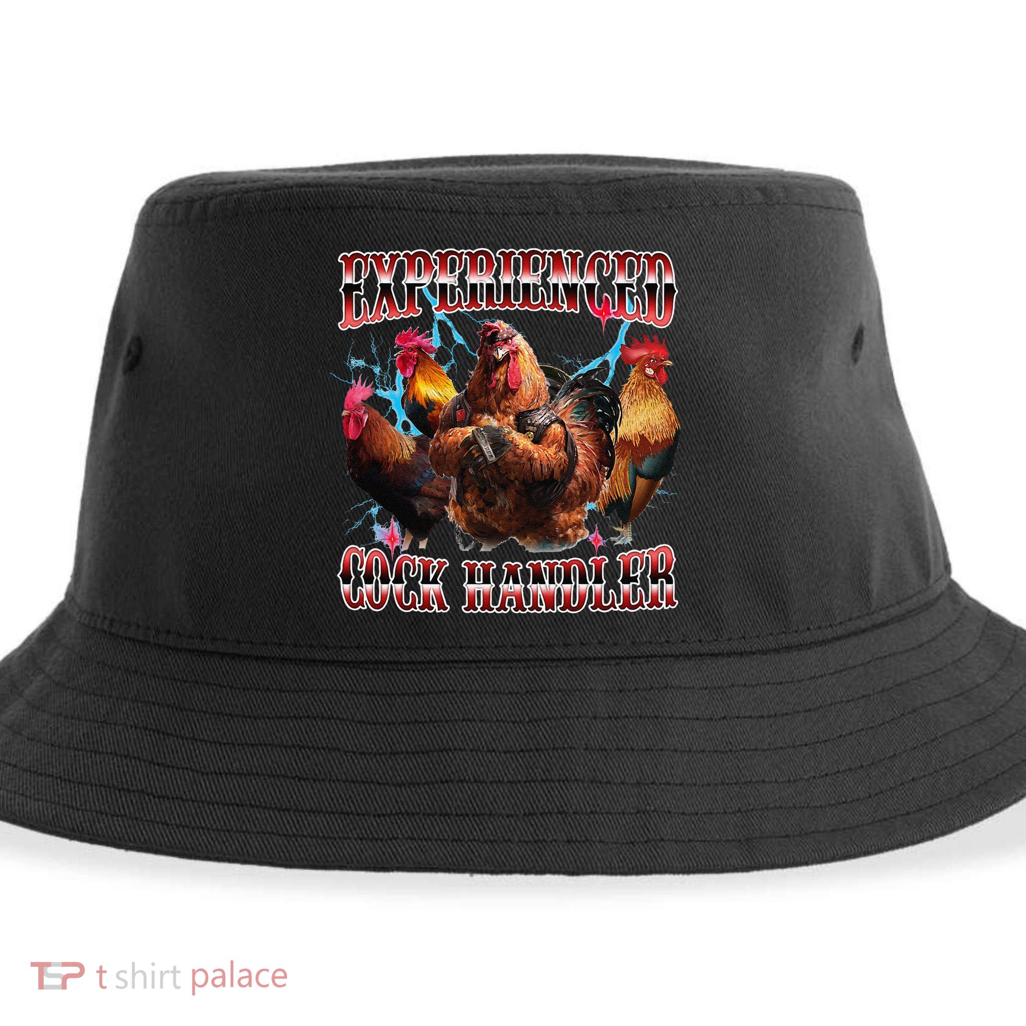 Funny Sayings For Adult Experienced Cock Handler Meme Dank Sustainable Bucket Hat