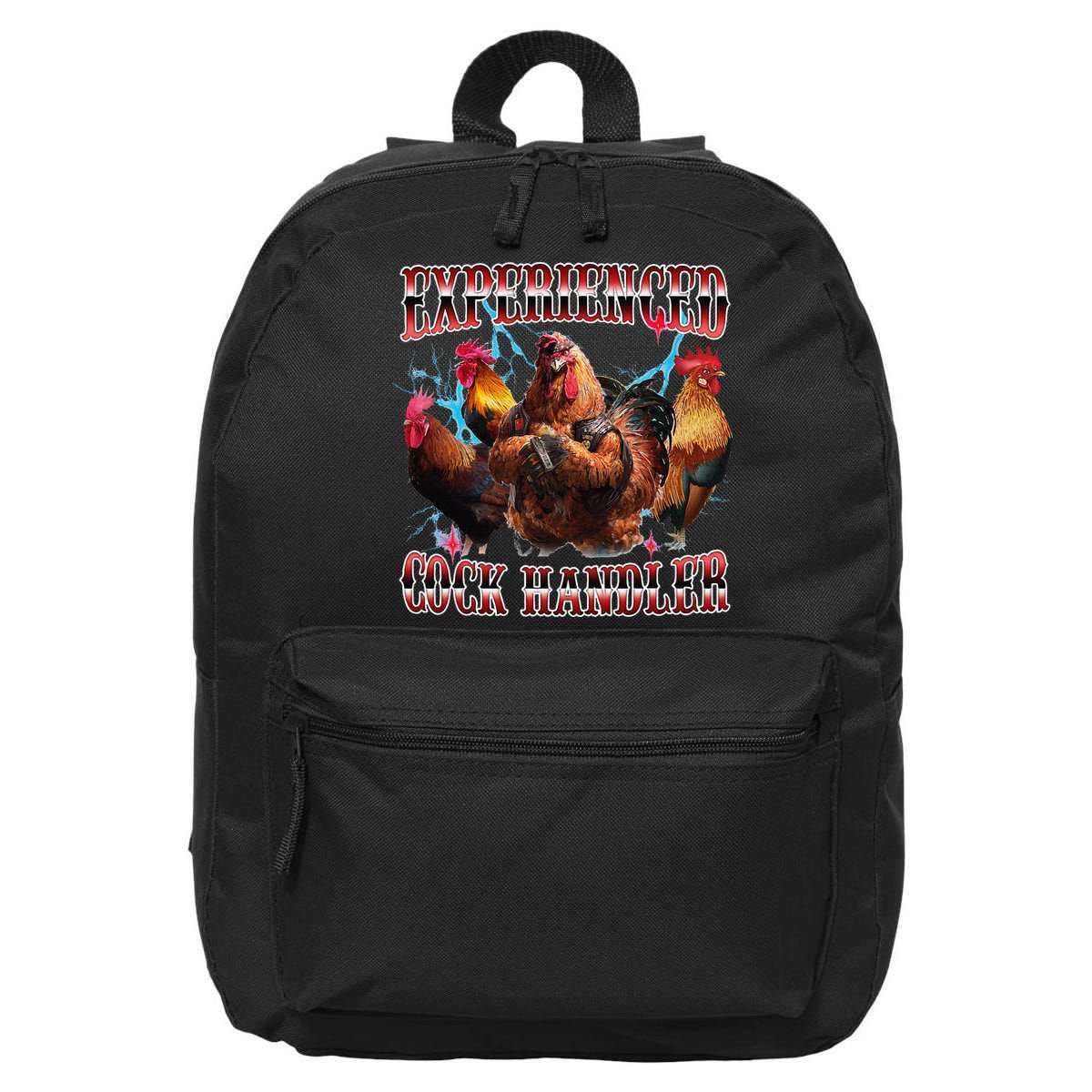 Funny Sayings For Adult Experienced Cock Handler Meme Dank 16 in Basic Backpack