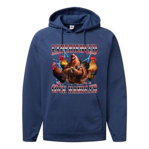 Funny Sayings For Adult Experienced Cock Handler Meme Dank Performance Fleece Hoodie