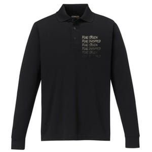 Flag Stolen Flag Dropped Flag Stolen Flag Dropped Performance Long Sleeve Polo