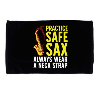 Funny Saxophone For Men Women Saxophone Player Saxophonist Microfiber Hand Towel