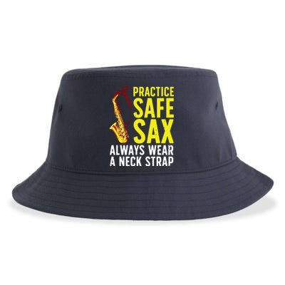 Funny Saxophone For Men Women Saxophone Player Saxophonist Sustainable Bucket Hat