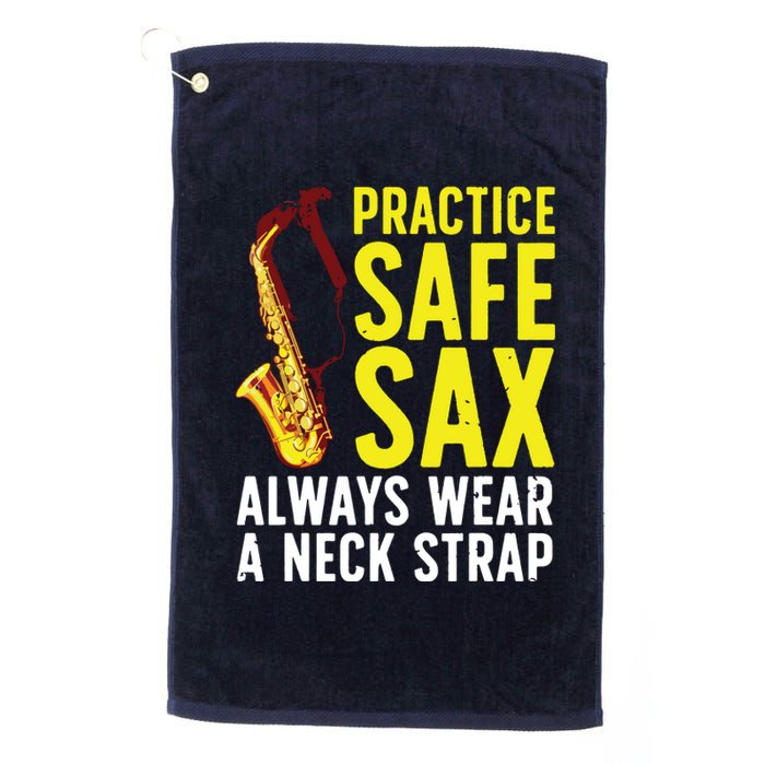 Funny Saxophone For Men Women Saxophone Player Saxophonist Platinum Collection Golf Towel