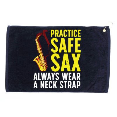 Funny Saxophone For Men Women Saxophone Player Saxophonist Grommeted Golf Towel