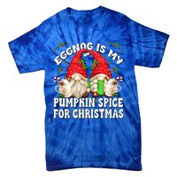 Funny Saying For Pumpkin Spice Lover Cute Christmas Gnome Gift Tie-Dye T-Shirt