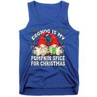 Funny Saying For Pumpkin Spice Lover Cute Christmas Gnome Gift Tank Top