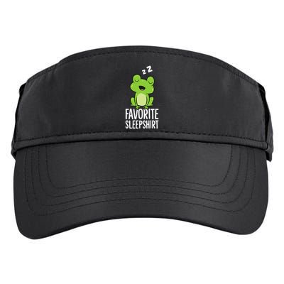 Favorite Sleep Frog Lover Frog Pajama Adult Drive Performance Visor