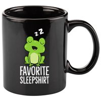 Favorite Sleep Frog Lover Frog Pajama 11oz C Handle Ceramic Mug