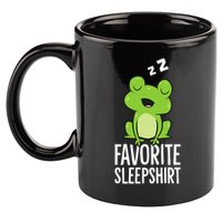 Favorite Sleep Frog Lover Frog Pajama 11oz C Handle Ceramic Mug