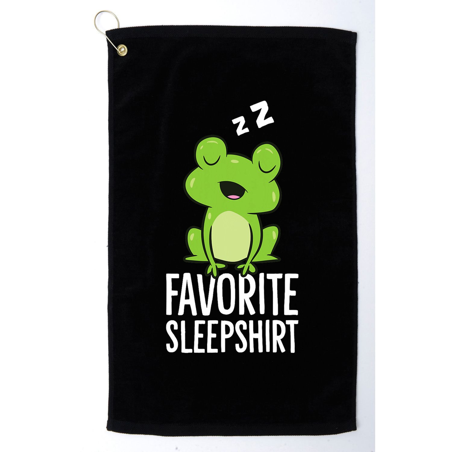 Favorite Sleep Frog Lover Frog Pajama Golf Towel