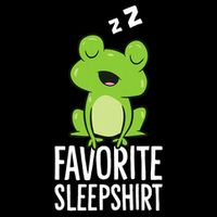 Favorite Sleep Frog Lover Frog Pajama Toddler T-Shirt