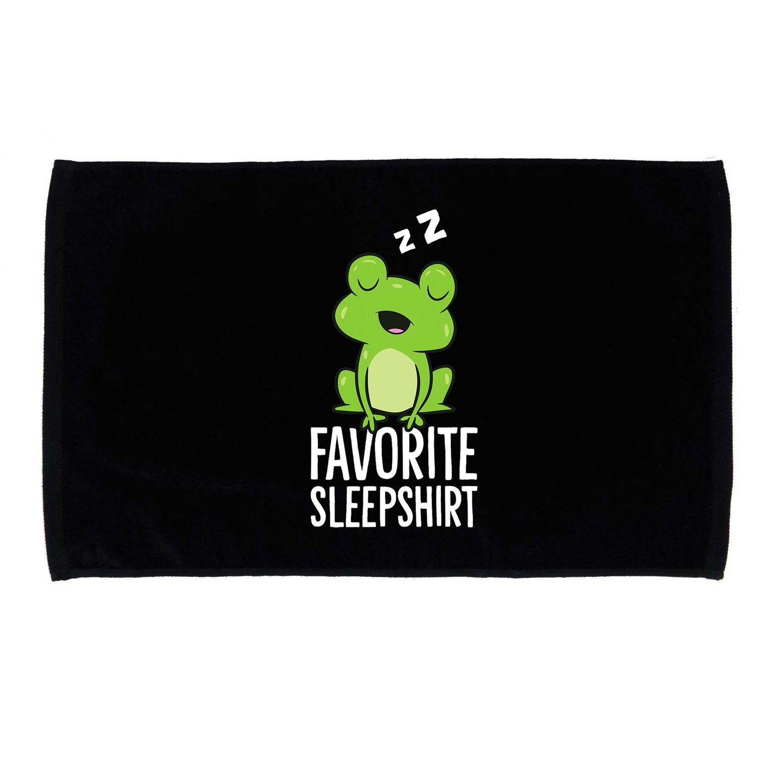 Favorite Sleep Frog Lover Frog Pajama Microfiber Hand Towel