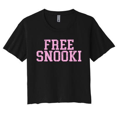 Free Snooki Women's Crop Top Tee