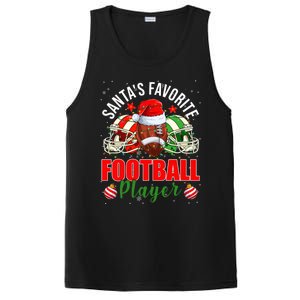 Funny SantaS Favorite Football Player Christmas Lights Xmas Gift PosiCharge Competitor Tank