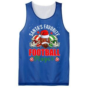 Funny SantaS Favorite Football Player Christmas Lights Xmas Gift Mesh Reversible Basketball Jersey Tank