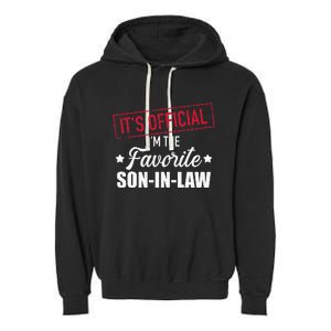 Favorite soninlaw from motherinlaw or fatherinlaw Garment-Dyed Fleece Hoodie