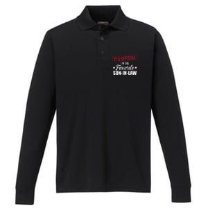 Favorite soninlaw from motherinlaw or fatherinlaw Performance Long Sleeve Polo