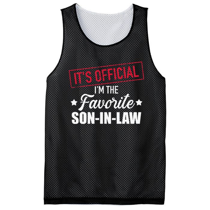 Favorite soninlaw from motherinlaw or fatherinlaw Mesh Reversible Basketball Jersey Tank