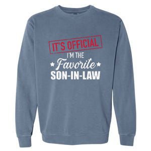 Favorite soninlaw from motherinlaw or fatherinlaw Garment-Dyed Sweatshirt