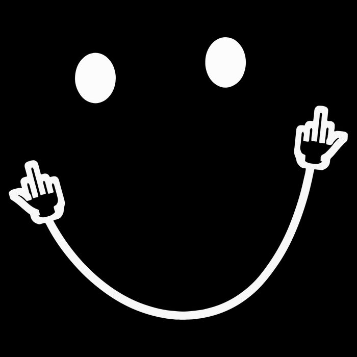 Funny Smile Face Middle Finger Sarcasm Meme Quote Gift Backpack